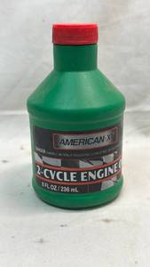 lot 79 image: American XT 2-Cycle Engine Oil 8 FL OZ 236 mL