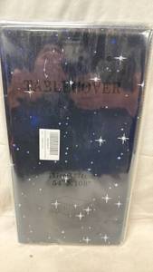 lot 106 image: 6 Pack Plastic Space Tablecloth, 54 x 108 Inch Galaxy Themed Table Cloth Waterproof