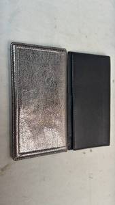 lot 111 image: Coach Bifold Wallets (Silver and Black) 2 Piece Lot