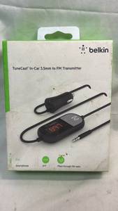 lot 147 image: Belkin TuneCast In-Car 3.5mm to FM Transmitter