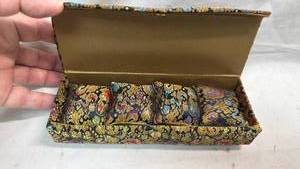 lot 159 image: Floral Brocade Storage Box