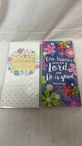 lot 169 image: 2 Pack Notepads - Religious Scripture