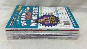 lot 189 image: Penny Press Word Seek Puzzle Books - Lot of 5