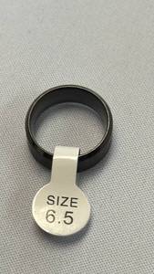 lot 200 image: Black Band Ring Size 6.5