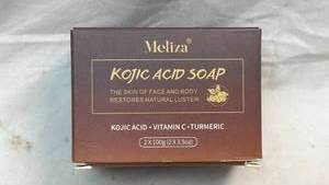 lot 235 image: Medra Kolic Acid Soap 2 Pack 100g Kojic Acid Vitamin C Turmeric