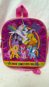 lot 237 image: My Little Pony Rainbow Magic Backpack with Sequin Front