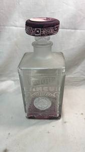 lot 244 image: Tequila Cancun - Tequila Decanter Bottle with Stopper