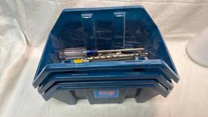 lot 252 image: 4 Stack-On Tool Storage Bins with Assorted Hand Tools and Fasteners