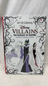 lot 306 image: Art of Coloring Disney Villains 100 Images to Inspire