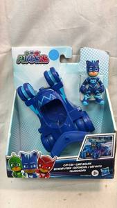 lot 315 image: Hasbro PJ Masks Cat-Car Catboy Vehicle & Figure Set