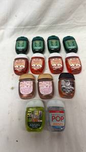 lot 333 image: Bath & Body Works PocketBac Hand Sanitizer Gel Lot 13 Pack Mixed Scents