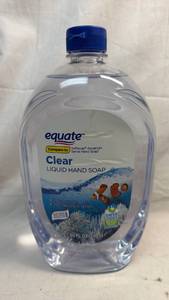 lot 355 image: Equate Clear Liquid Hand Soap 50 fl oz