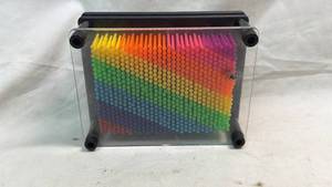 lot 359 image: Rainbow 3D Pin Art board (5x3.5x2)