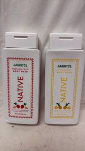 lot 376 image: Native Jarritos Body Wash 18 FL OZ 2-Pack Passion Fruit & Pineapple