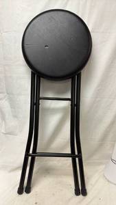 lot 430 image: Cosco Folding Stool with Round Seat