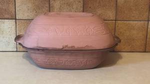 lot 1077 image: Vintage German Terracotta Clay Baker