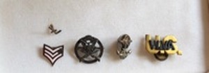 lot 2005 image: U.S. Military Insignia and Pins Lot - WWA Naval Marksman Anchor