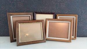 lot 2008 image: Wood Picture Frames
