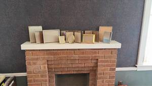 lot 2009 image: Goldtone & Silvertone Some Silver Plated Picture Frames