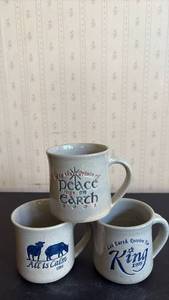 lot 2056 image: Elk Falls Pottery (3) Mugs