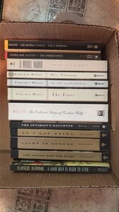 lot 4023 image: Book Lot Dante, Alcott, Woolf, Welty, Faulkner, OConnor