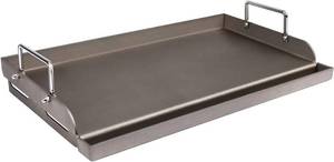lot 11101 image: Uniflasy Cast Iron Griddle for Gas Grill, Flat Top 25x16, Teppanyaki Plate