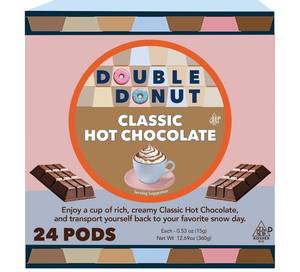 lot 11220 image: Double Donut Coffee & Hot Chocolate Pods for Keurig K-Cups, 24-Count