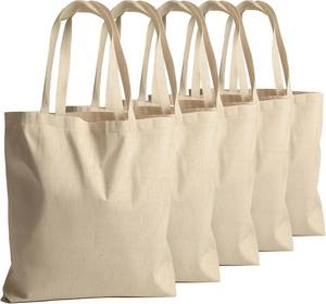 lot 11328 image: Aesthetic Tote Bag for Women & Men Beach Bag Reusable Grocery Bag
