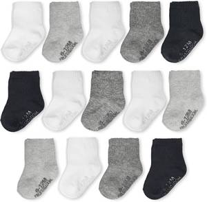 lot 11339 image: Fruit of the Loom Baby & Toddler Grow & Fit Flex Zones Cotton Socks