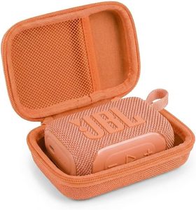 lot 11547 image: Case for JBL Go 4Go 5Go 3 Speaker, Orange   Hard EVA Carrying Case