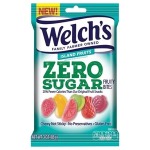 lot 11631 image: Welchs Zero Sugar Island Fruits Peg - 3oz 3pack