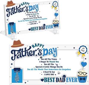 lot 11701 image: Yuntau Fathers Day Money Holder, Acrylic Cash Gift Box with Bracket