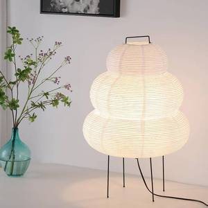 lot 121558 image: Noguchi Style Akari Floor Lamp, Rice Paper Lantern for Establishing A Warm and Cozy Ambiance in Any Room (Cloud), Japanses Floor Lamp