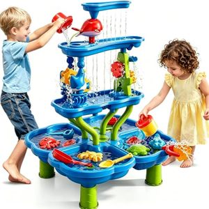 lot 121562 image: 4-Tier Kids Water Table for Toddlers, Beach Toys