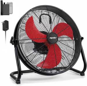lot 121589 image: Retails for $120 18 High Velocity Cordless Floor Fan Compatible with Milwaukee 18V Battery