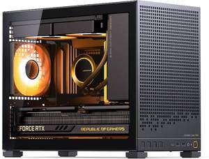 lot 221573 image: JONSBO D32 PRO Micro-ATX PC Case,High Compatibility Mini Desktop Case,AB Mode for MB, Support MATX Back-ConnectBTF MB,365mm GPU240AIO163mm Air Cooler,ATXSFX PSU, USB3.2 PC Gaming case,Black