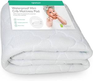 lot 221578 image: Newton Baby Waterproof Mini Crib Mattress Pad, Breathable