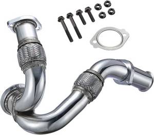 lot 221591 image: SPELAB Exhaust Up-Pipe Y-Pipe Intended for Ford 2003-2007 6L Powerstroke