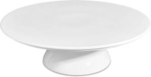 lot 321505 image: Extra Large 14 inch Porcelain Cake Stand, Cake Plate, Dessert Display, Ceramic Cupcake Holder, Pedestal Cake Stand for Party, Weddings, Home Decorating Stand, Versatile Serving Platter, White, Round