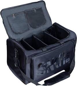 lot 321515 image: Shoe Bags for Travel Sneaker Travel Bag Shoes Duffel Bags Waterproof Gym Sports Luggage Sneakerhead Bag for Men with 3 Adjustable Dividers fit 4 Pairs Heavy Duty Travel Accessories(black)