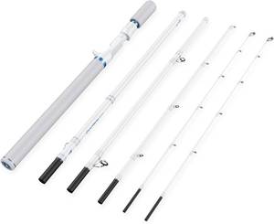 lot 421595 image: KastKing Centron Lite Travel Fishing Rods, 76- MH- MF(5 Pcs Extra Tip) Old