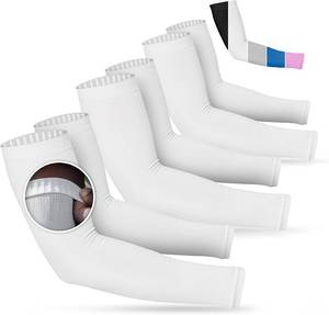 lot 421599 image: SportsTrail Cooling Arm Sleeves for Men & Women   Breathable, UV Sun Protection, Sports Arm Sleeves for Women, Men & Youth