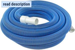 lot 321528 image: Poolmaster Manual Pool Vacuum Hose, 30 Ft x 1-12 for Inground & Above Ground Pools, Not for Automatic Cleaners, Kink-Free, Heavy Duty Pool Cleaner Hose with Swivel Cuff   Made in USA