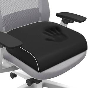 lot 131462 image: SweetSlubr Memory Foam Seat Cushion, Office Chair Cushion, 3-Inch, Large