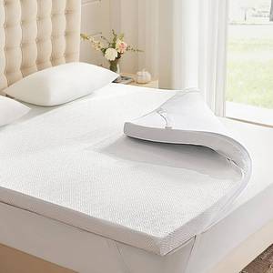 lot 131464 image: Eiayeebil 3 Inch Memory Foam Mattress Topper Full, Memory Foam Pad with Removable & Washable Cover, Bed Topper for Back Pain, Non-Slip Ventilated Design, Full Size