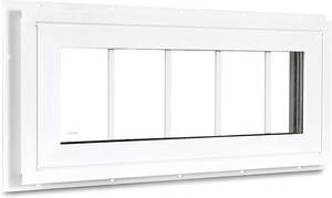 lot 131481 image: 10 x 29 Vinyl Transom Window, White