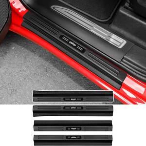 lot 131490 image: 4PCS Door Sill Protector for 2019-2026 Chevy Silverado GMC Sierra 1500 Door Sill Guard Replace 2025 Silverado 1500 Accessories ABS Material