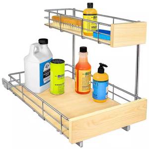 lot 131506 image: LYNK PROFESSIONAL SELECT Slide Out Under Sink Cabinet Organizer - Slide Out Drawers for Kitchen Cabinets - 11.5 in. x 18 in.