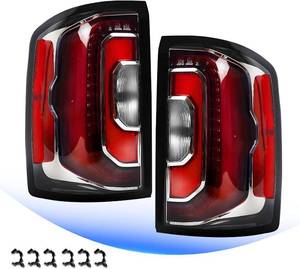 lot 231625 image: Retails for $179 Pair Led Tail Lights Compatible with 2016 2017 2018 GMC Sierra 1500 Denali SLT Taillight Rear Brake Reversing Lamp Assemblies Replace OEM#84365931 84365930 (1 Pair)