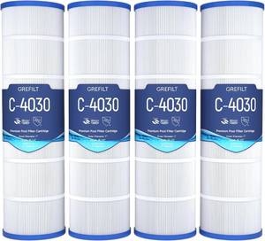 lot 231635 image: Retails for $157 C4030 Pool Filter Cartridges Replaces Hayward SwimClear C4030, CX880XRE